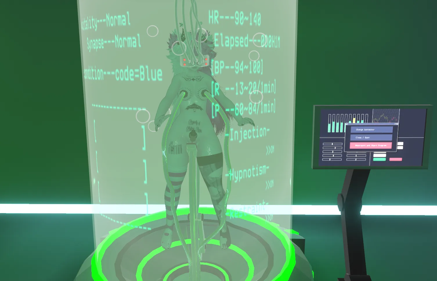 Brainwashing one of my playthings in VR~ ♥ (OC)