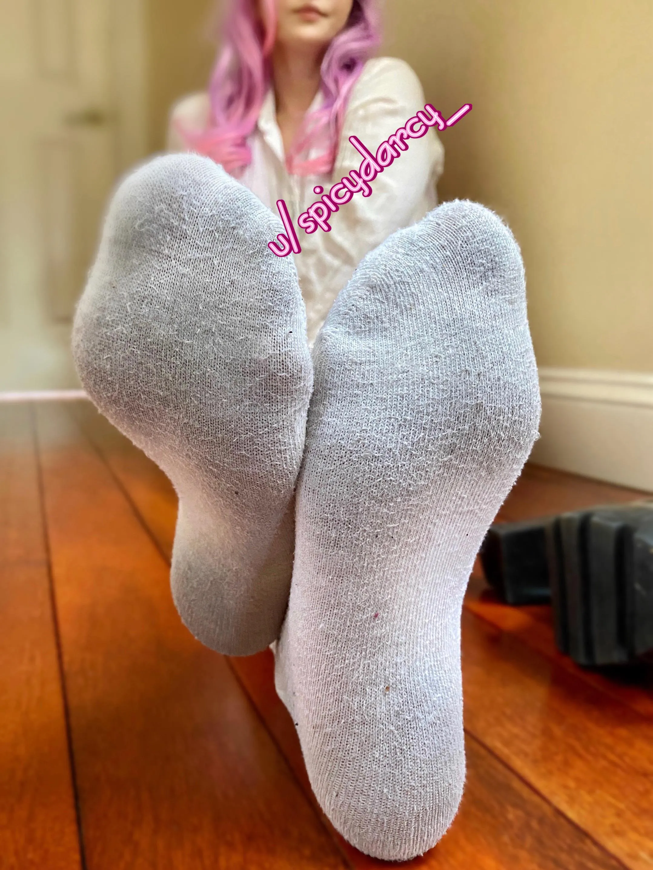 Can you think of a better way to start your day than with my sweaty socks?