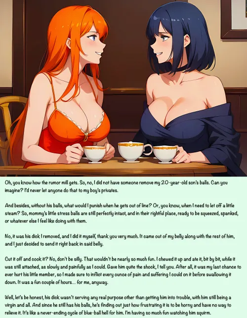 Correcting the rumors [AI Image] (punishment81 on ImageFap)