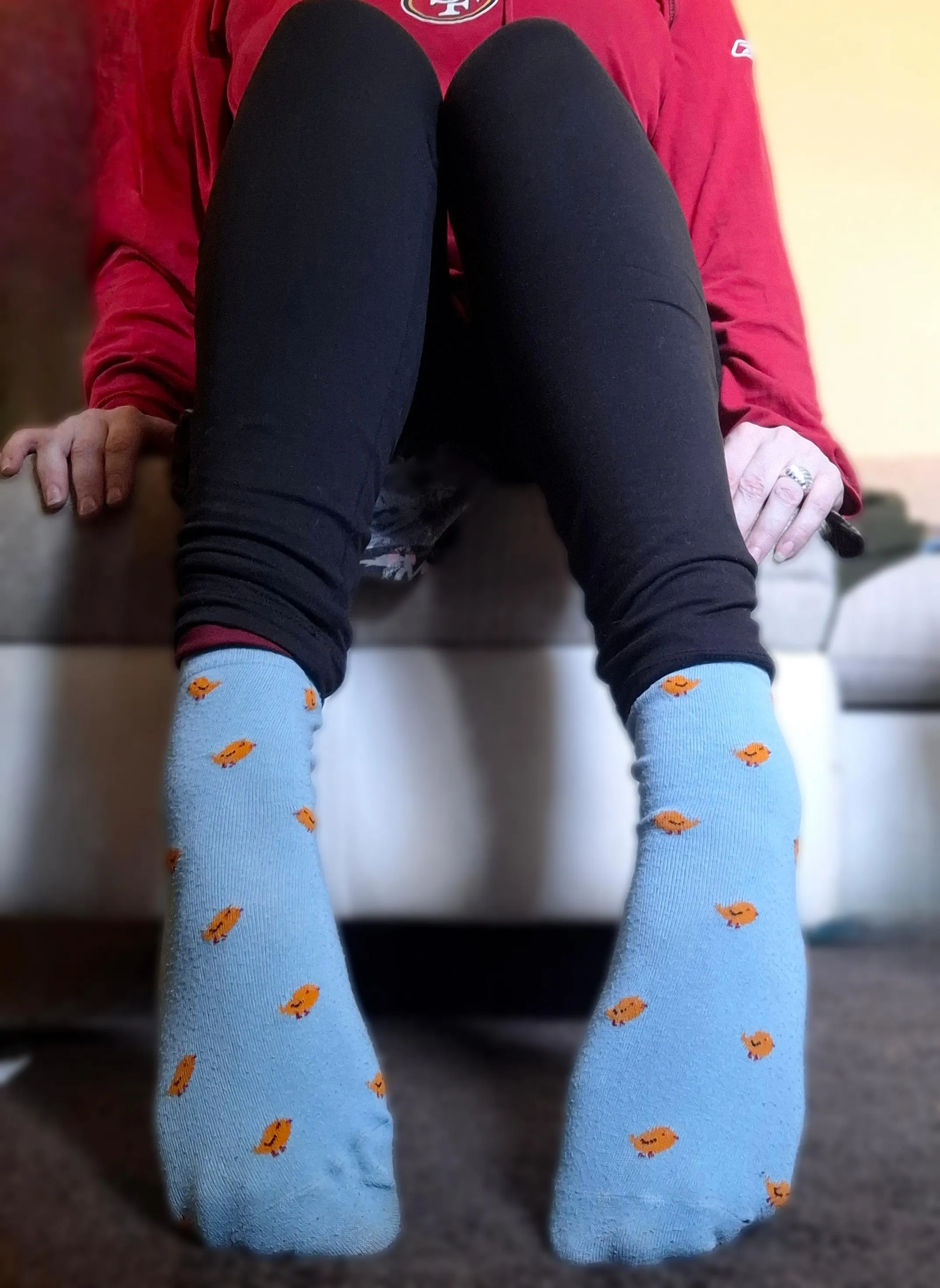 Do my cute socks raise that c***