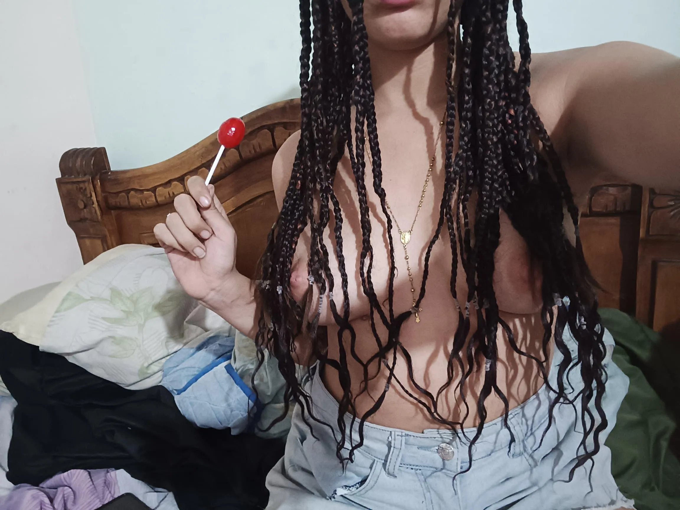 Do you like my braid bra?