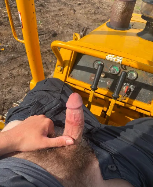 Fuck me on the bulldozer?