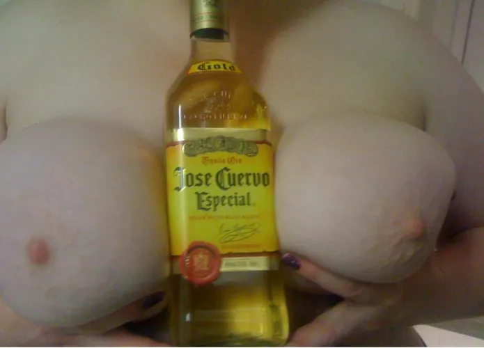 Let's do some shots off her tits