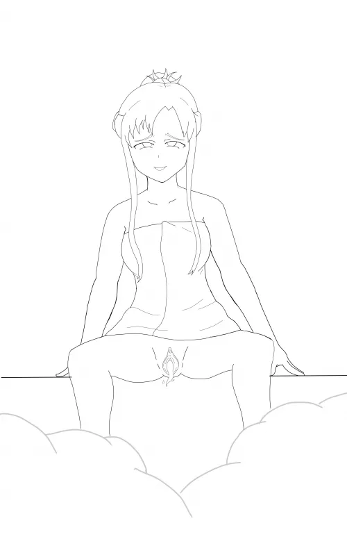 Lineart of the cover for my comic, im working on the storyboards and soon i will star to do the lineart