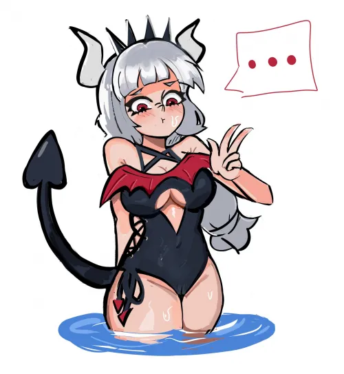 Lucifer by me (inspired by @muds swimsuit design on tt)