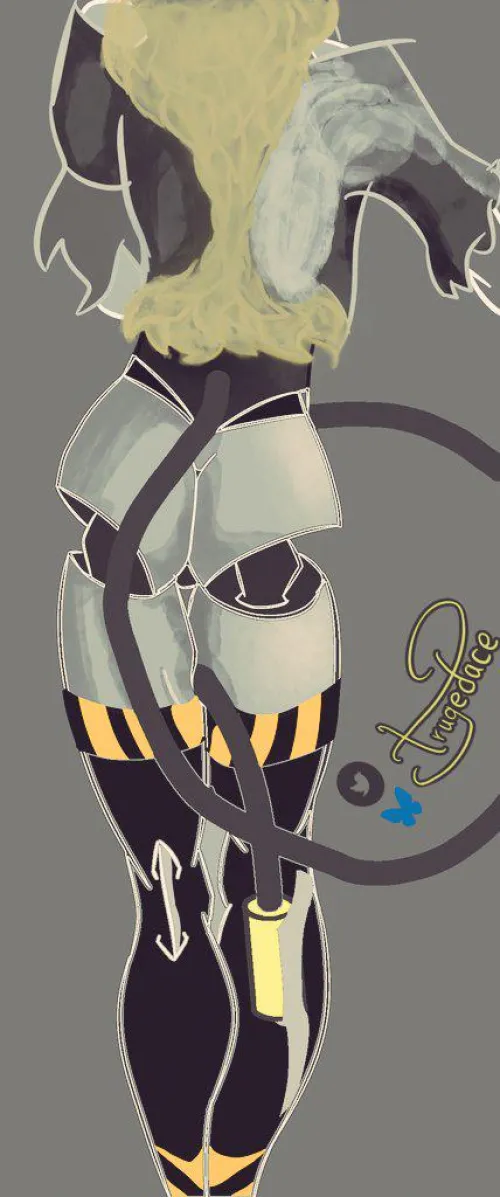 Please remember, robots don't have genitalia