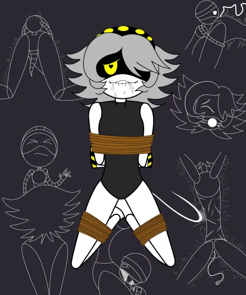 SD-M or Mimi and the Teacher having some fun. OC by @Nukeleer on Deviantart.