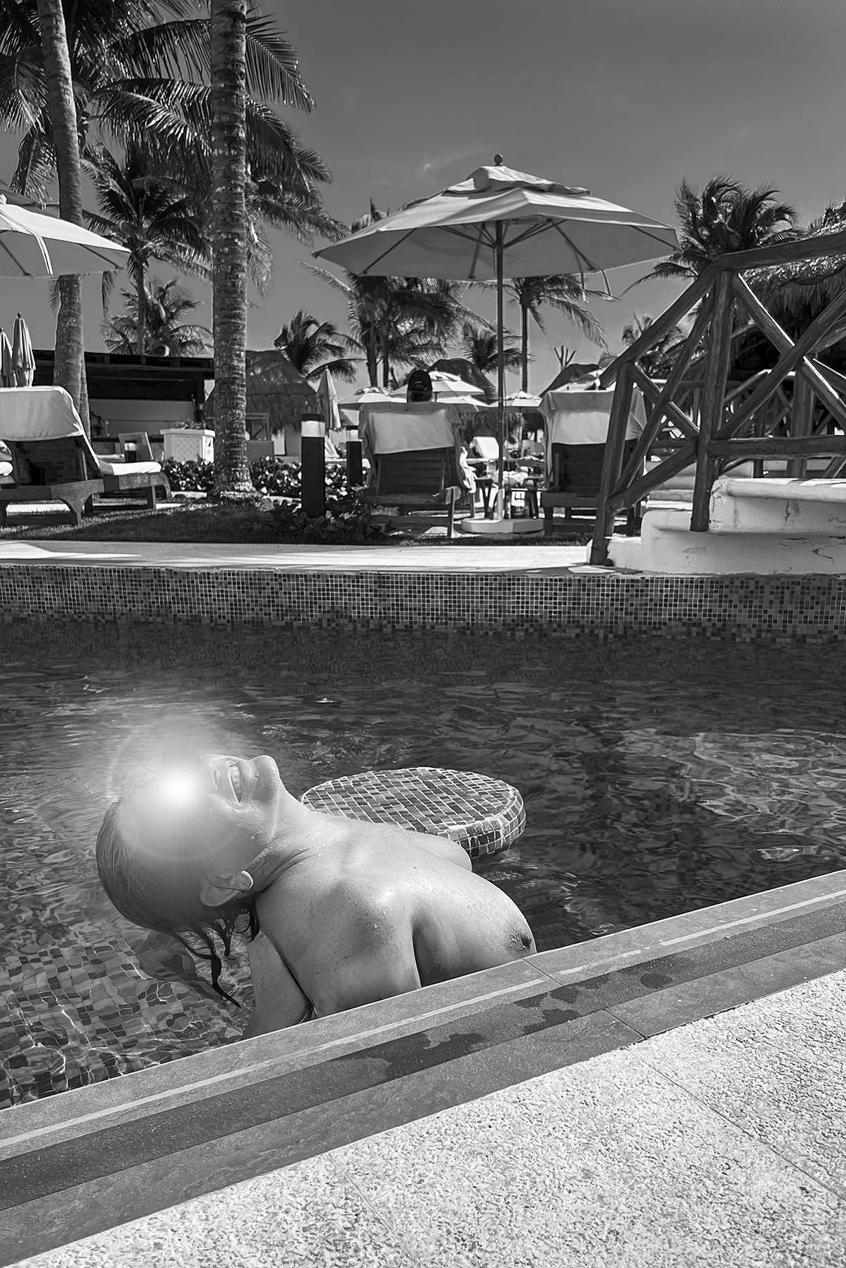 Sexy moms like to get wet.