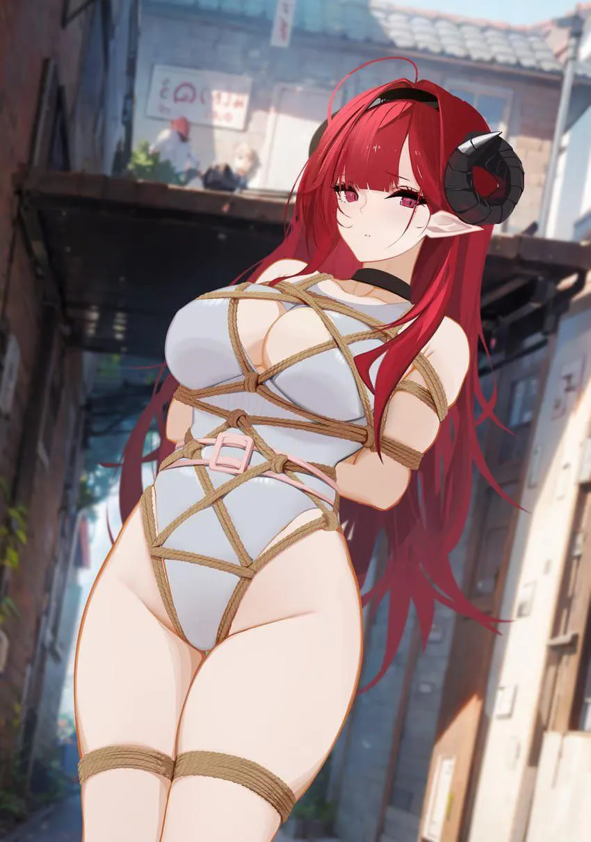 Some public shibari :)