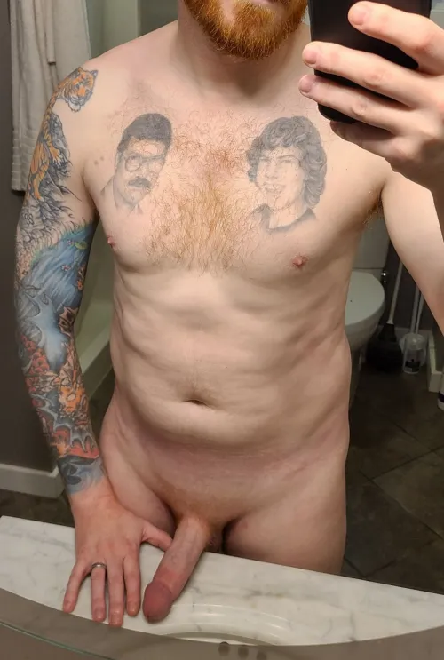 Bend over this sink for me