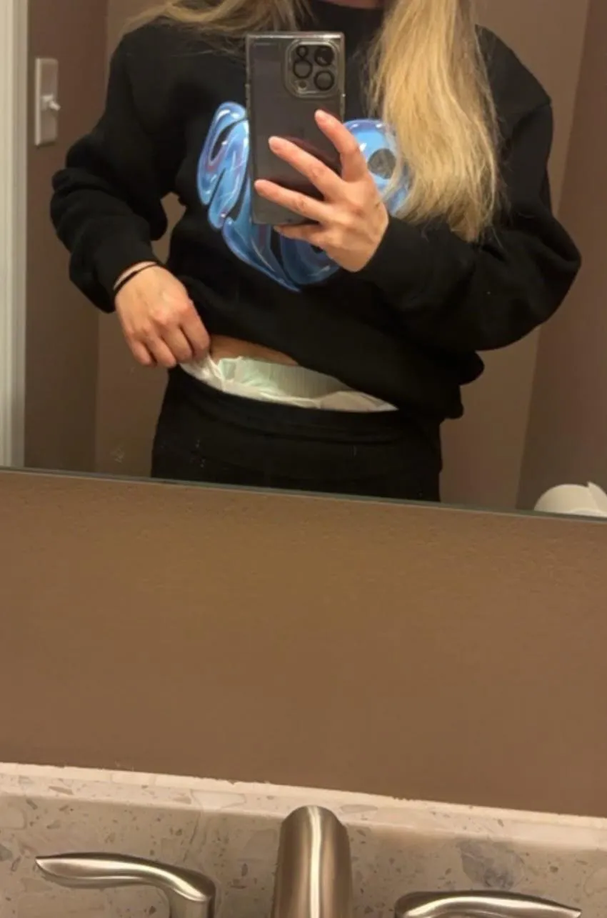 Faking that I have to go to the bathroom at my friend’s house.