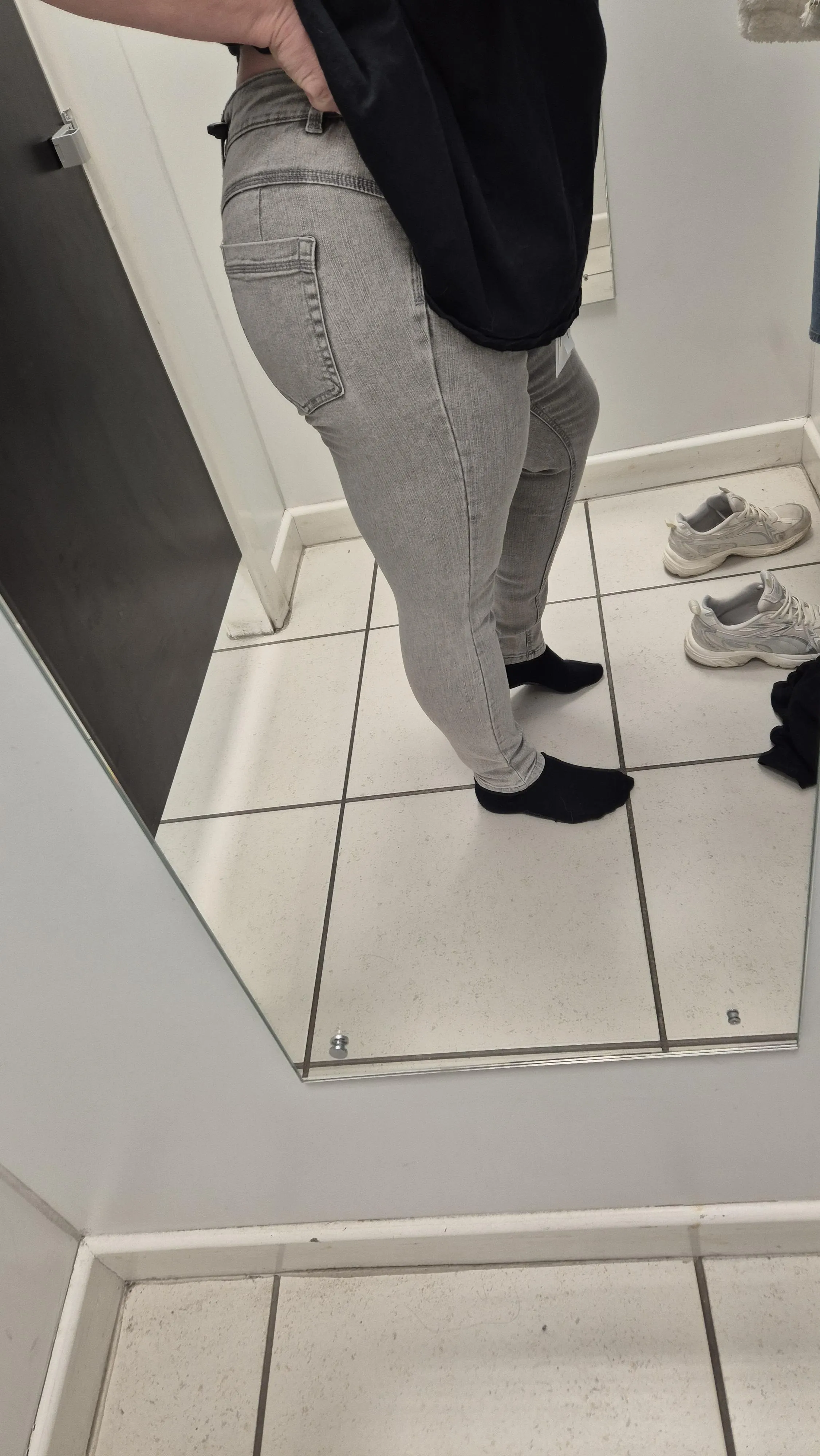 First time selfie in changing room