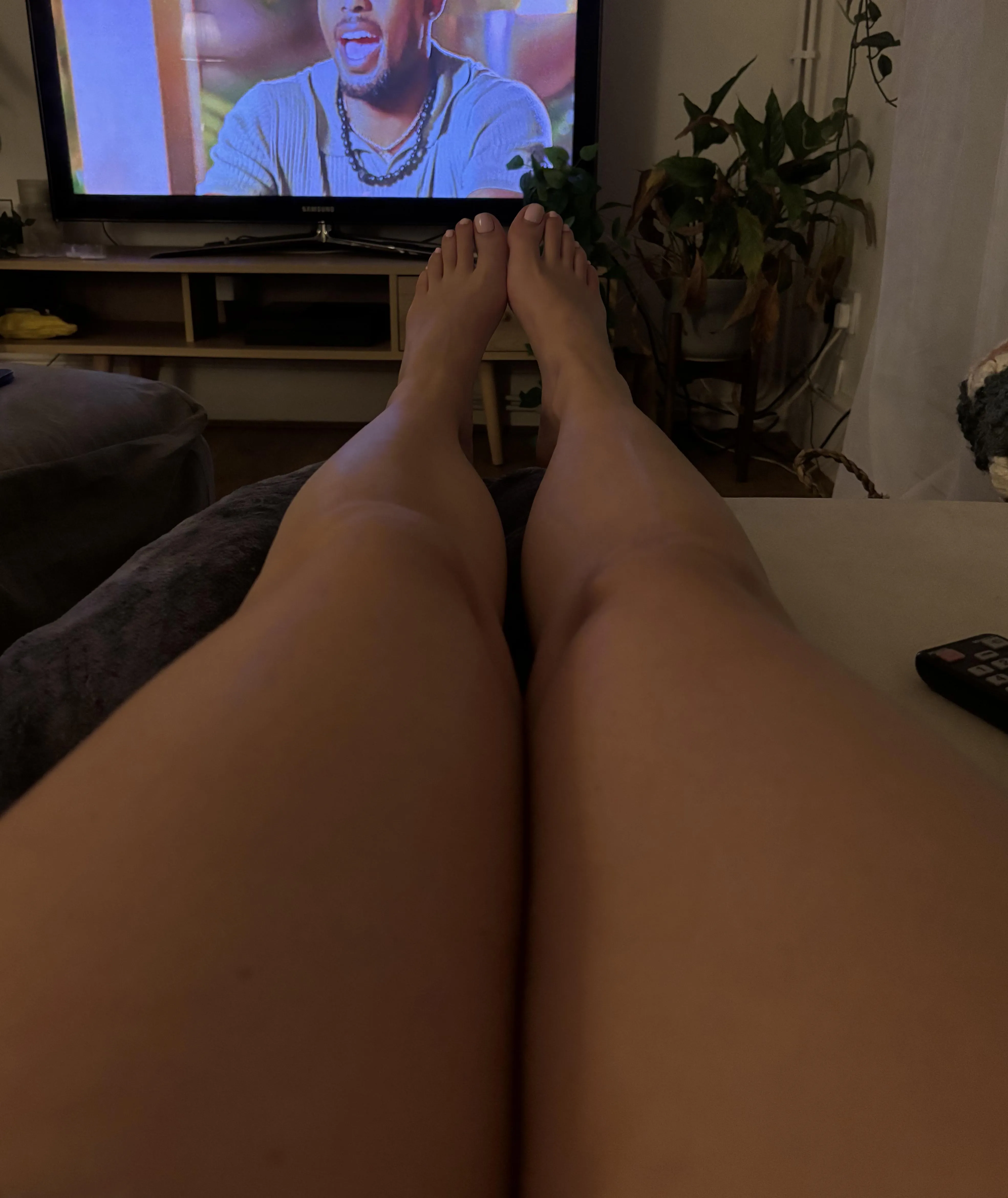 Get on the floor down there and worship me