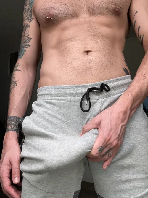 Grey sweats