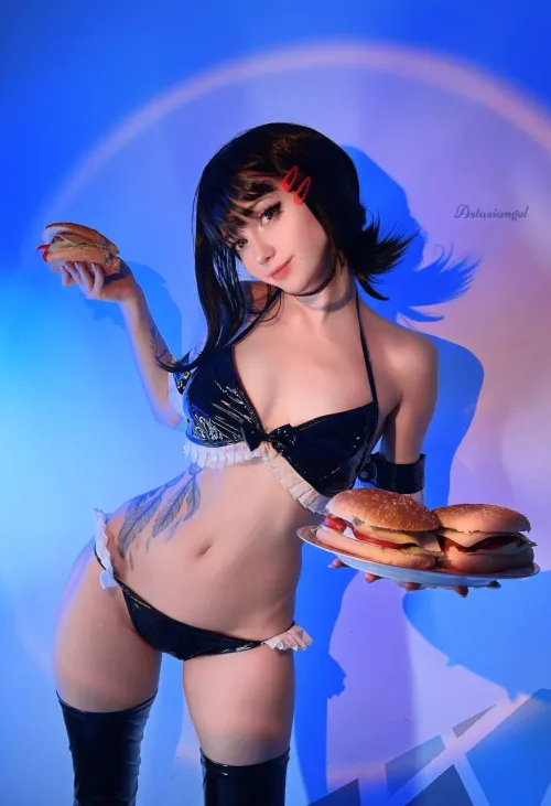 Home burgers for you are ready 🍔 I've made more in my OnlyFans & Fansly 💙