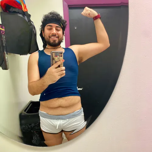 How do I like in my new short shorts at PF?