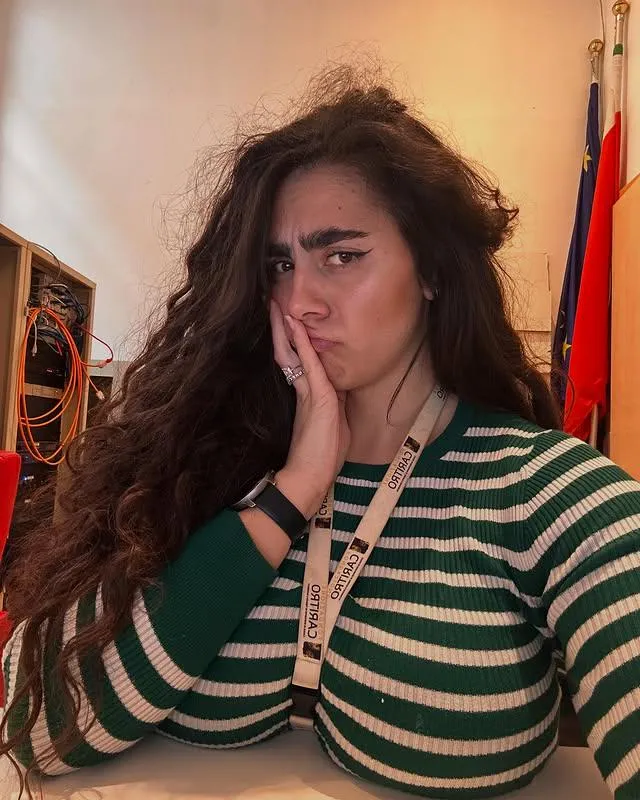 I think she is hiding something