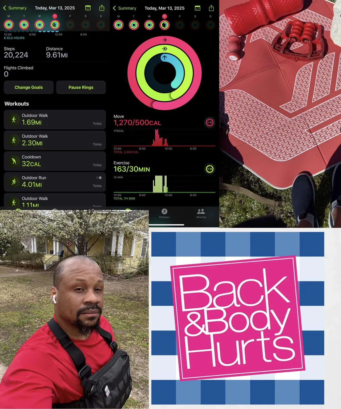 I’m glad I listened & took yesterday off to let my knee recover. I made sure to do some extra stretching & walking before starting my morning run; focusing on my running form to decrease the likelihood that the pain I had in my knee Tuesday wou