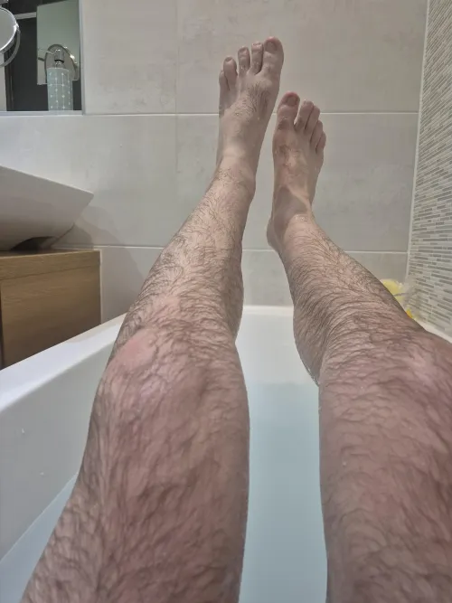 In the bath right now 🤪