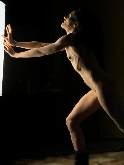 In the glow of passion and light