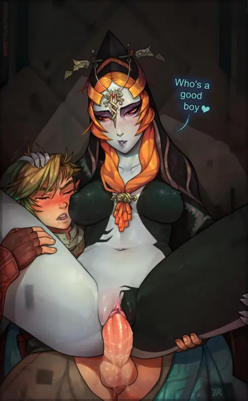 Link and Midna (Yellow Room)