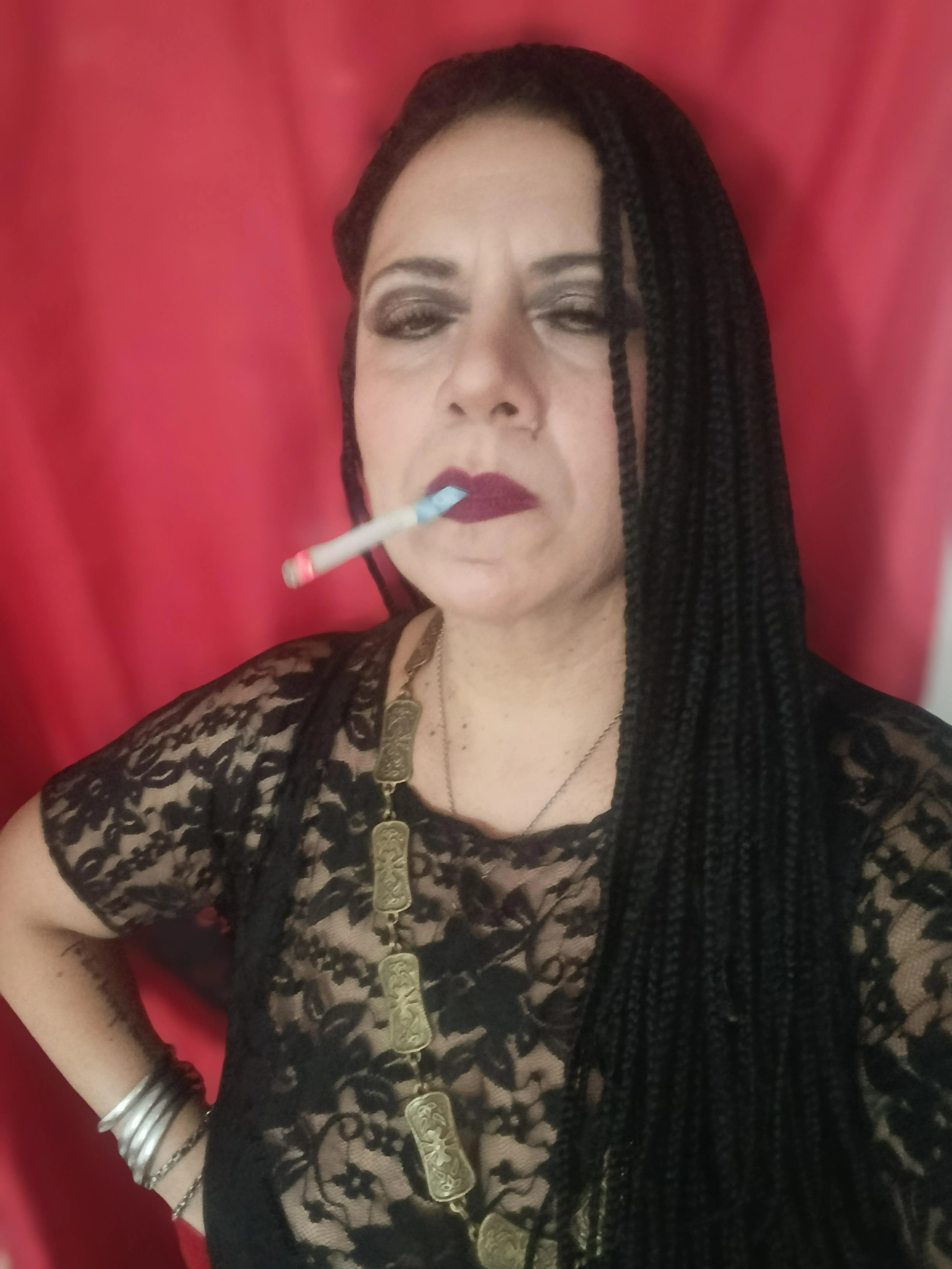 Look at me, I'm smoking for you