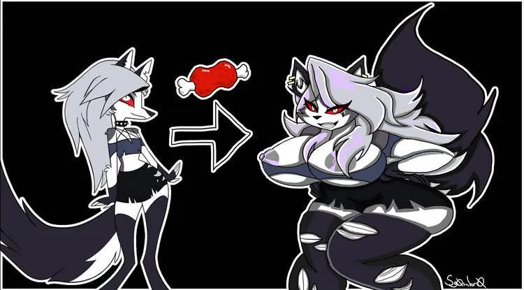 Loonnnnnnna ate too much ^//w//^ (Comm. I made UwU)