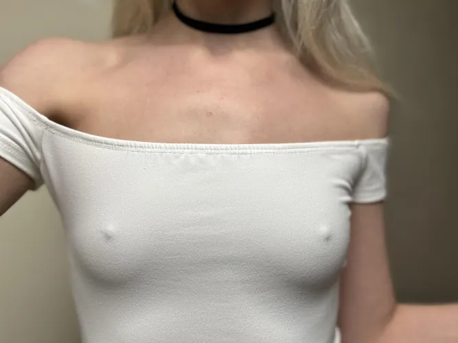 My little tits look perfect with no bra
