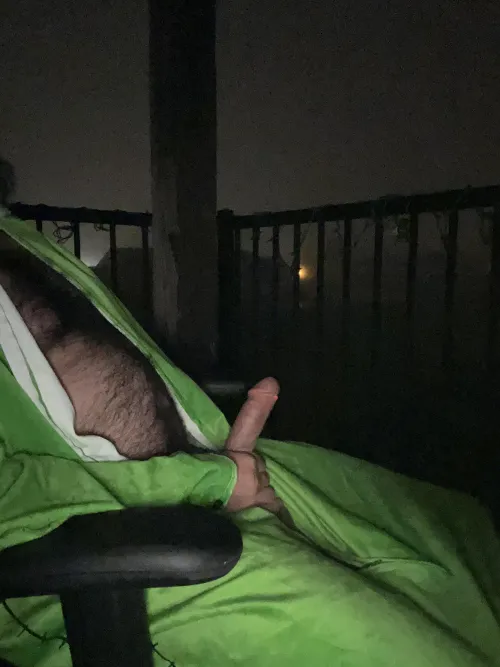 Putting on a show for the neighbors