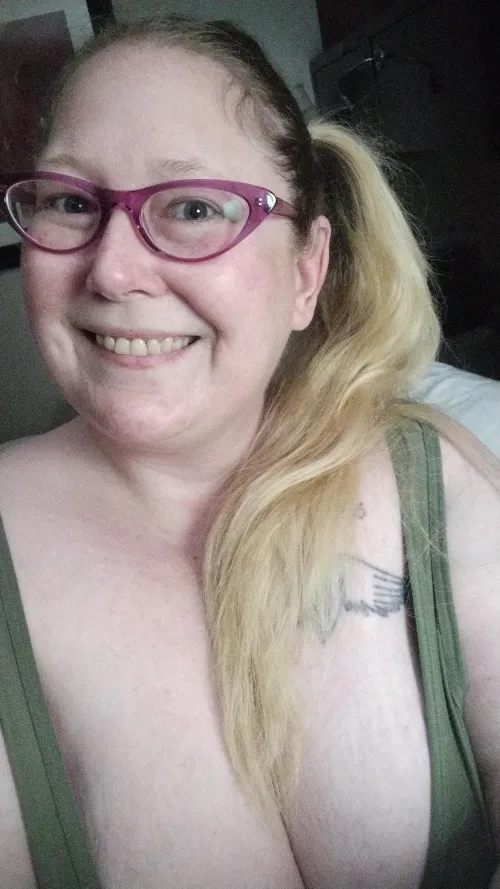 Right into the cleavage