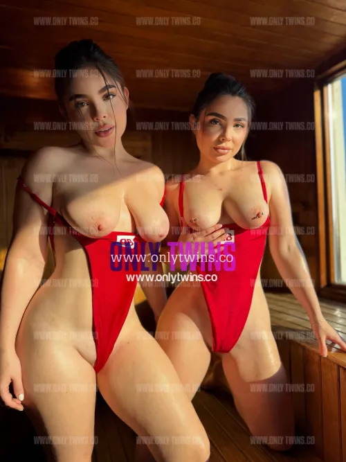 We are bored and having fun in the sauna