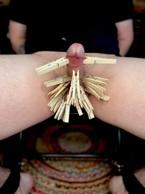 Well I sure had a lot of fun torturing his dick today