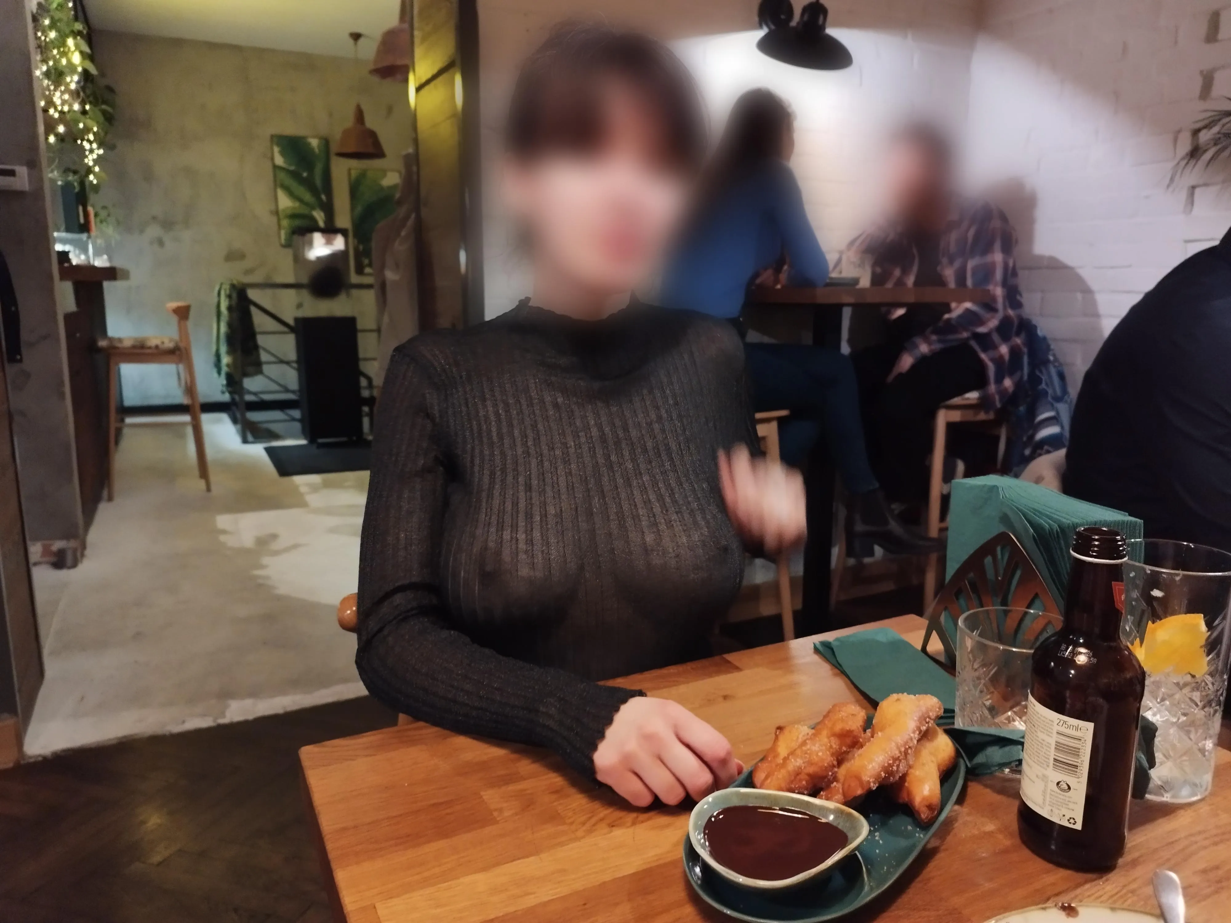 Went to a restaurant - they have great churros :)