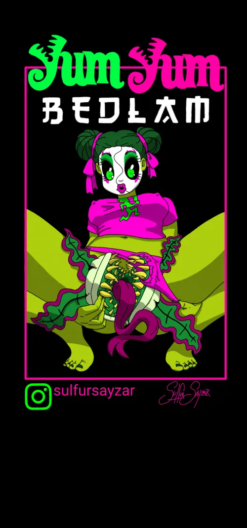 Yum Yum spreading her bedlam