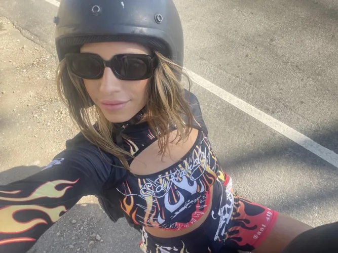 Can I get on the back of your motorcycle ?