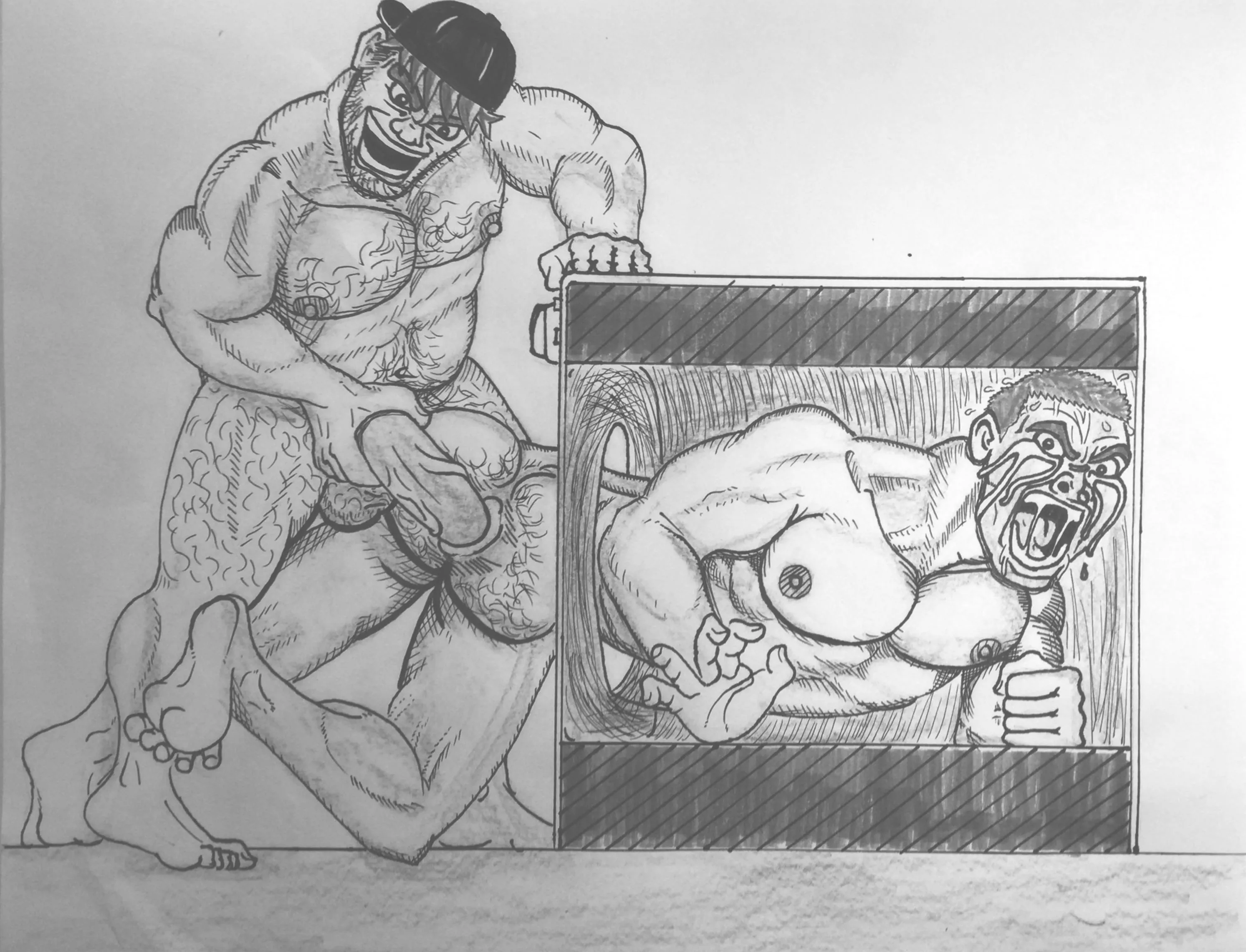 Fictional Story: Pledge Gets Stuck Part 2/2 (Final Part)