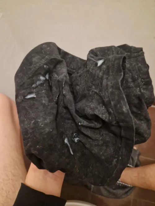 How the staining of my black briefs is going so far