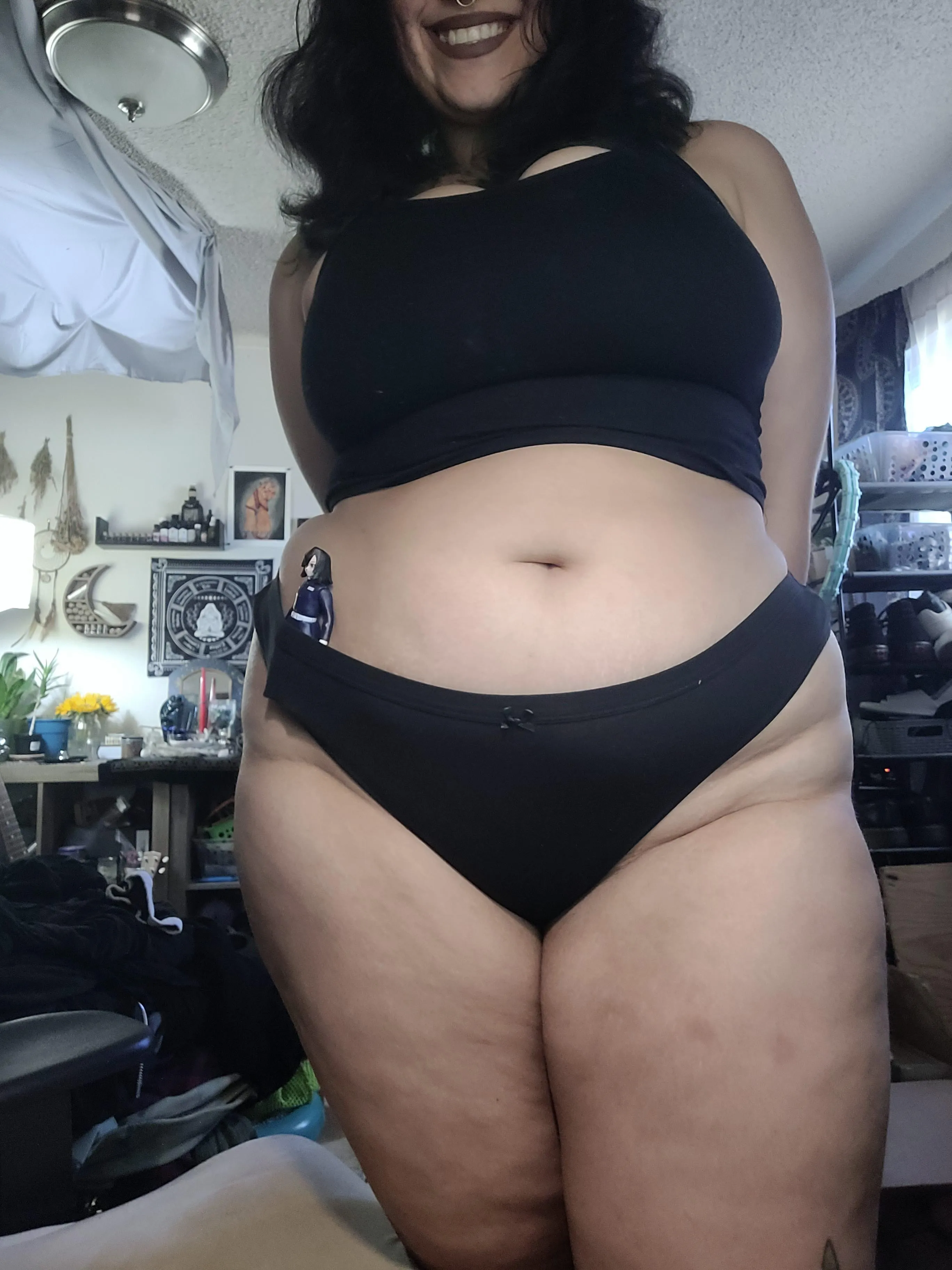 i could shrink u down real tiny and stuff you wherever i want you :P