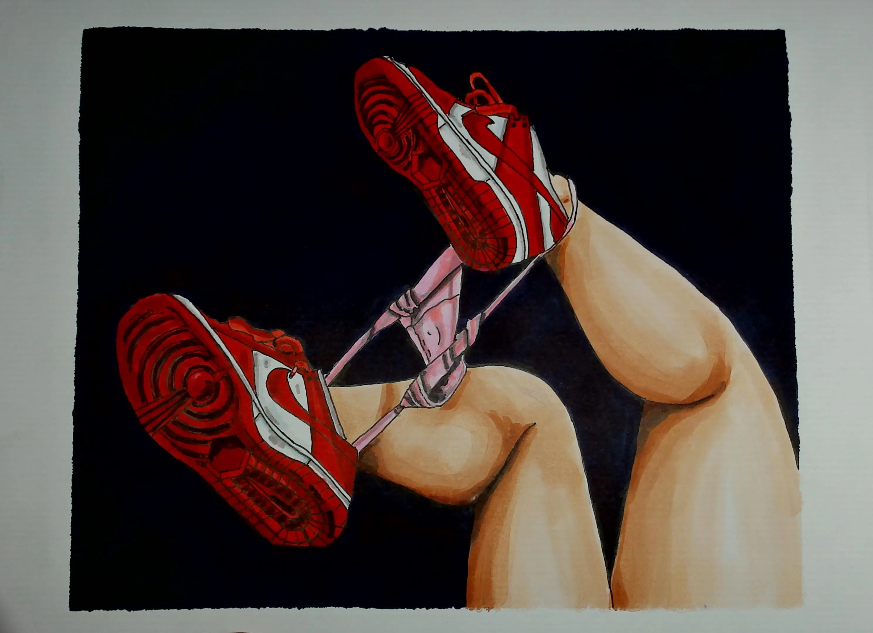 Just Did It in Colour, Alcohol Markers, by me. Model and OP in comments.