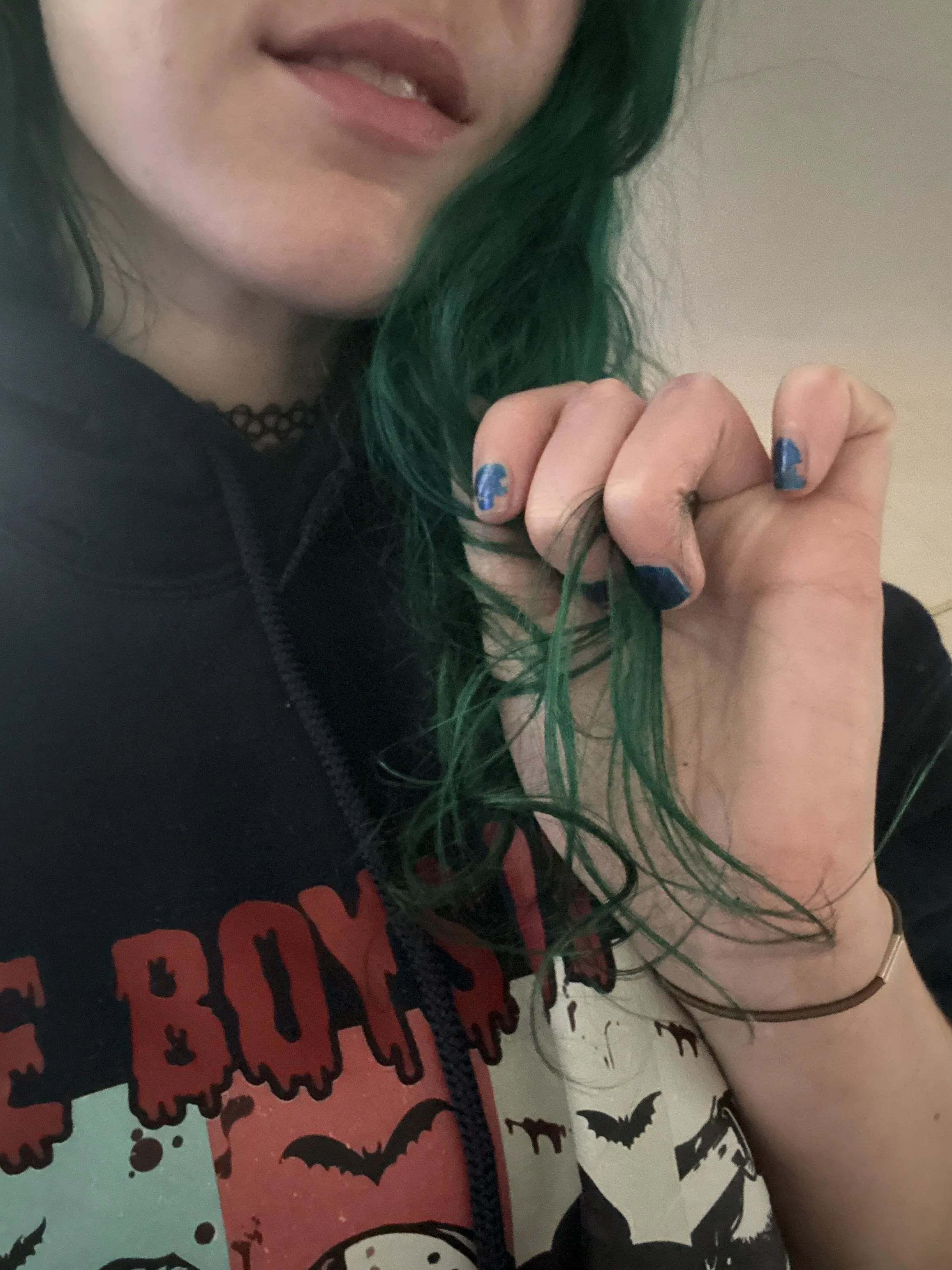 Playing with my hair