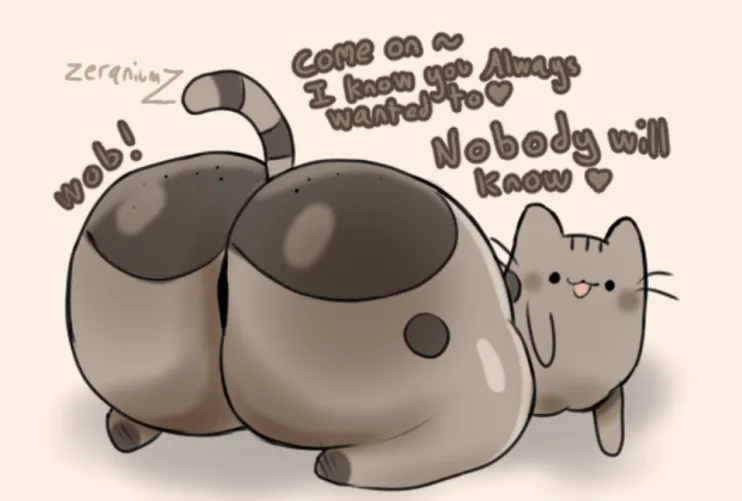 Relapse to pusheen you nasty perv (art is mine)