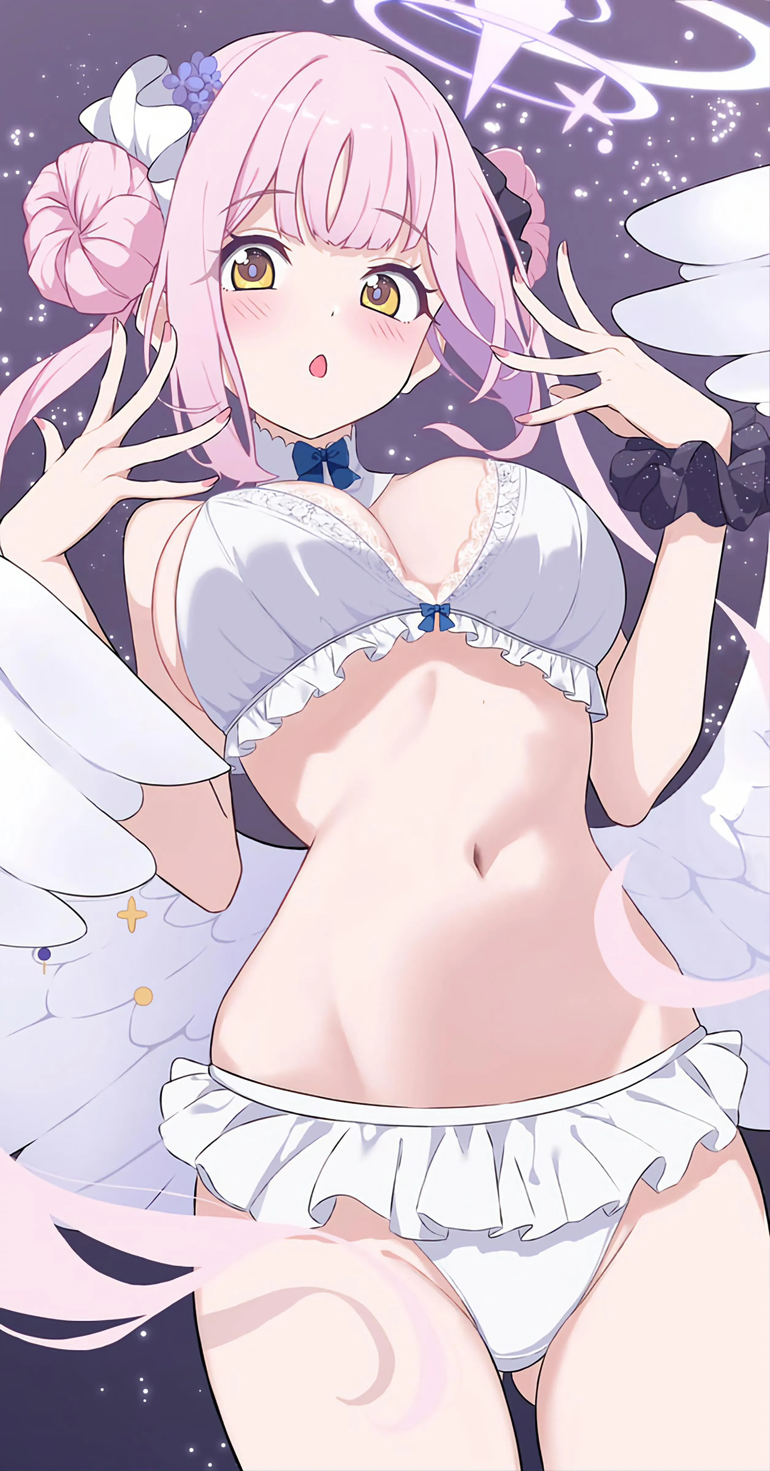 Swimsuit Mika's tummy