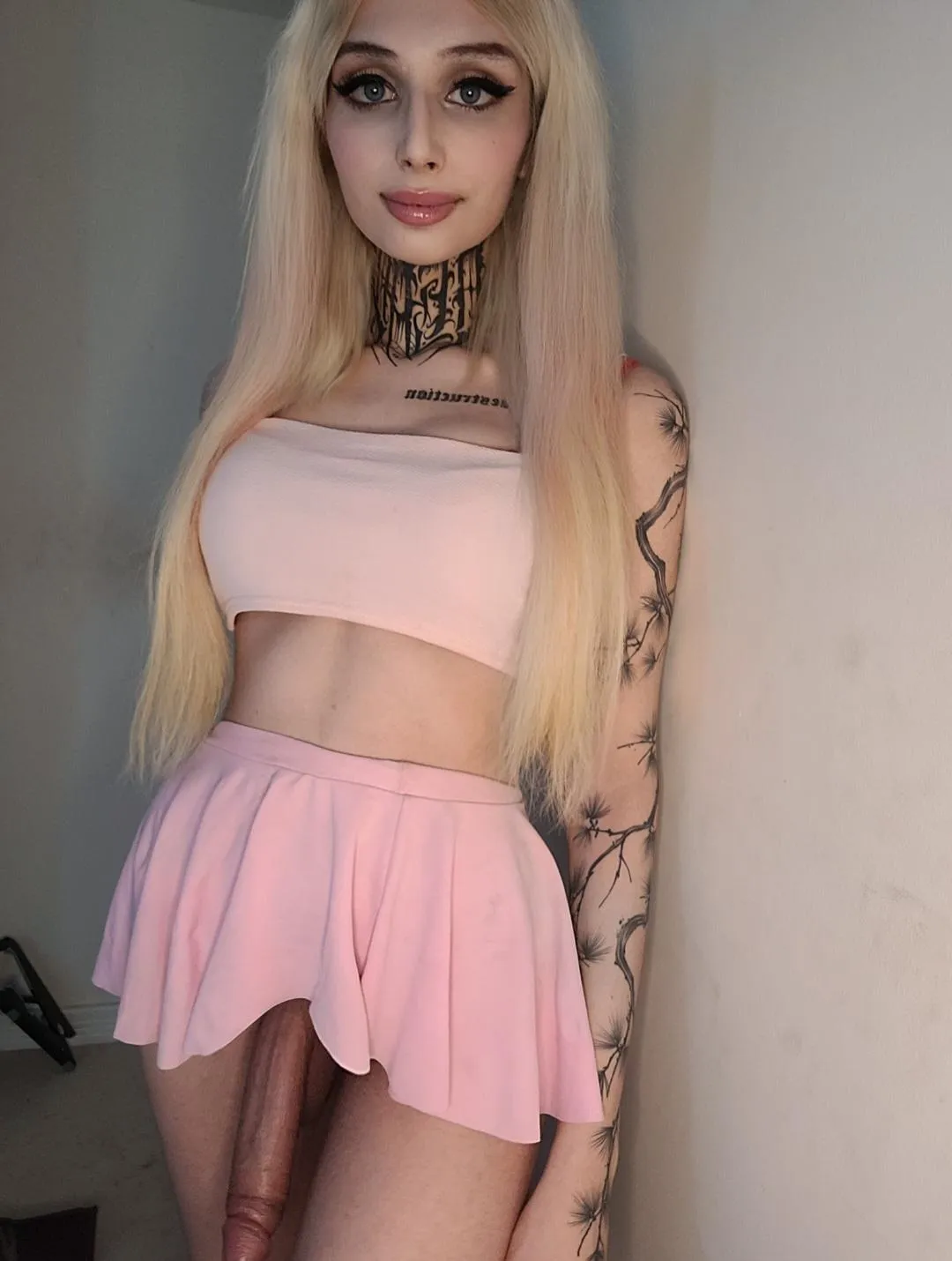 What would you do if I reveal my big girlcock on our first date?