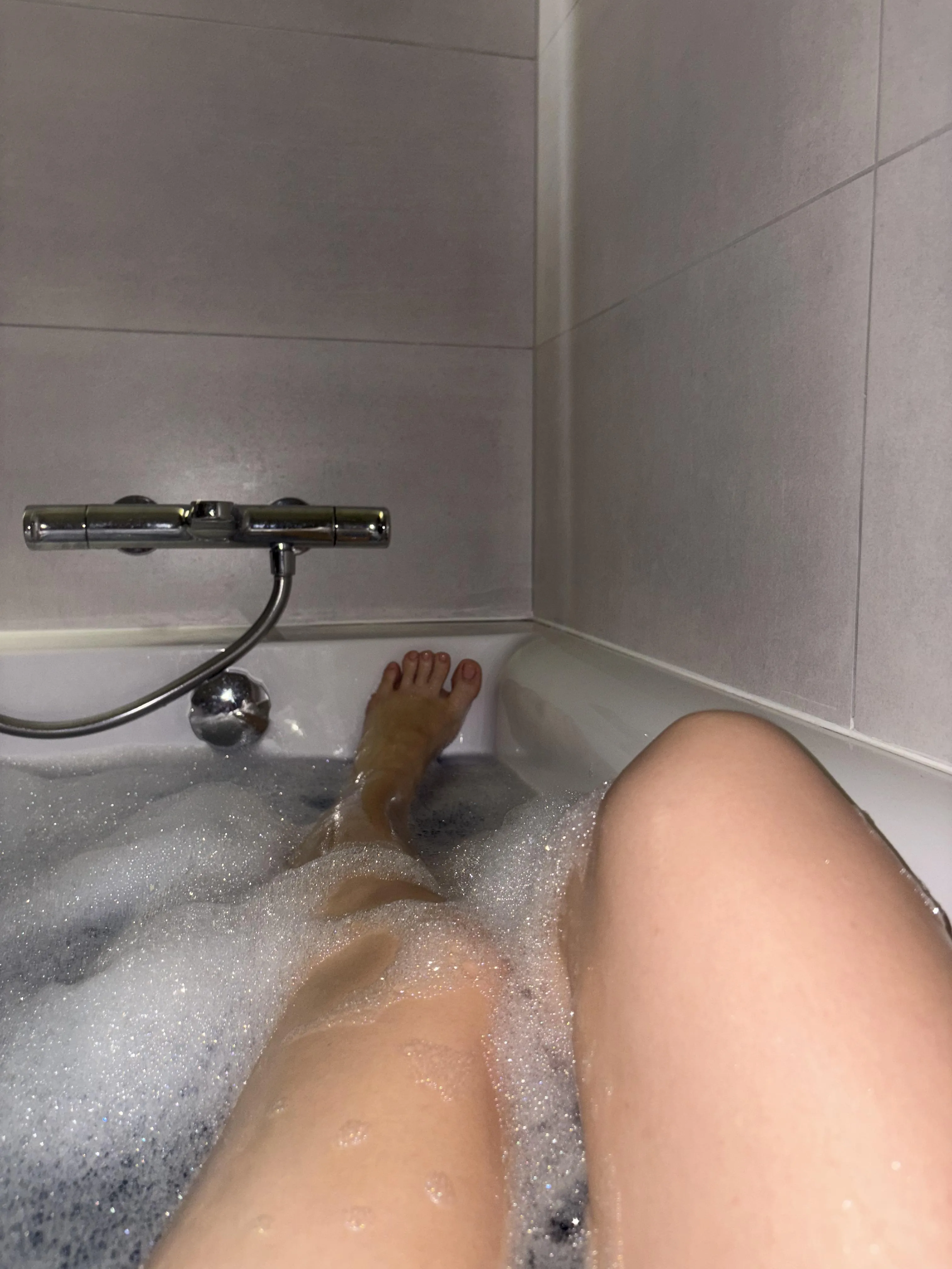 Would you suck on them ? Or just watch me bathe ?