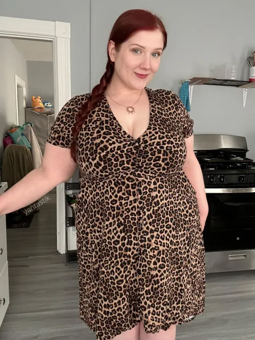 Animal print isn’t really my thing but I love this dress!