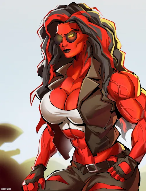 Biker Red She-Hulk (Mete) [Marvel]