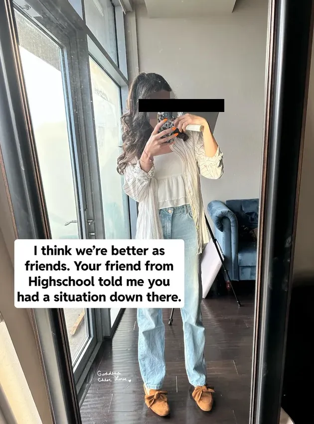 I think we'd be better off as friends....