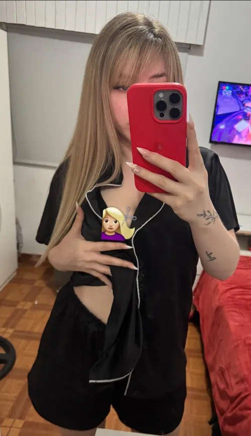 I'm going to touch up my blonde... how many cm should I cut? ✂️