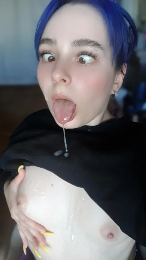 Just casual ahegao