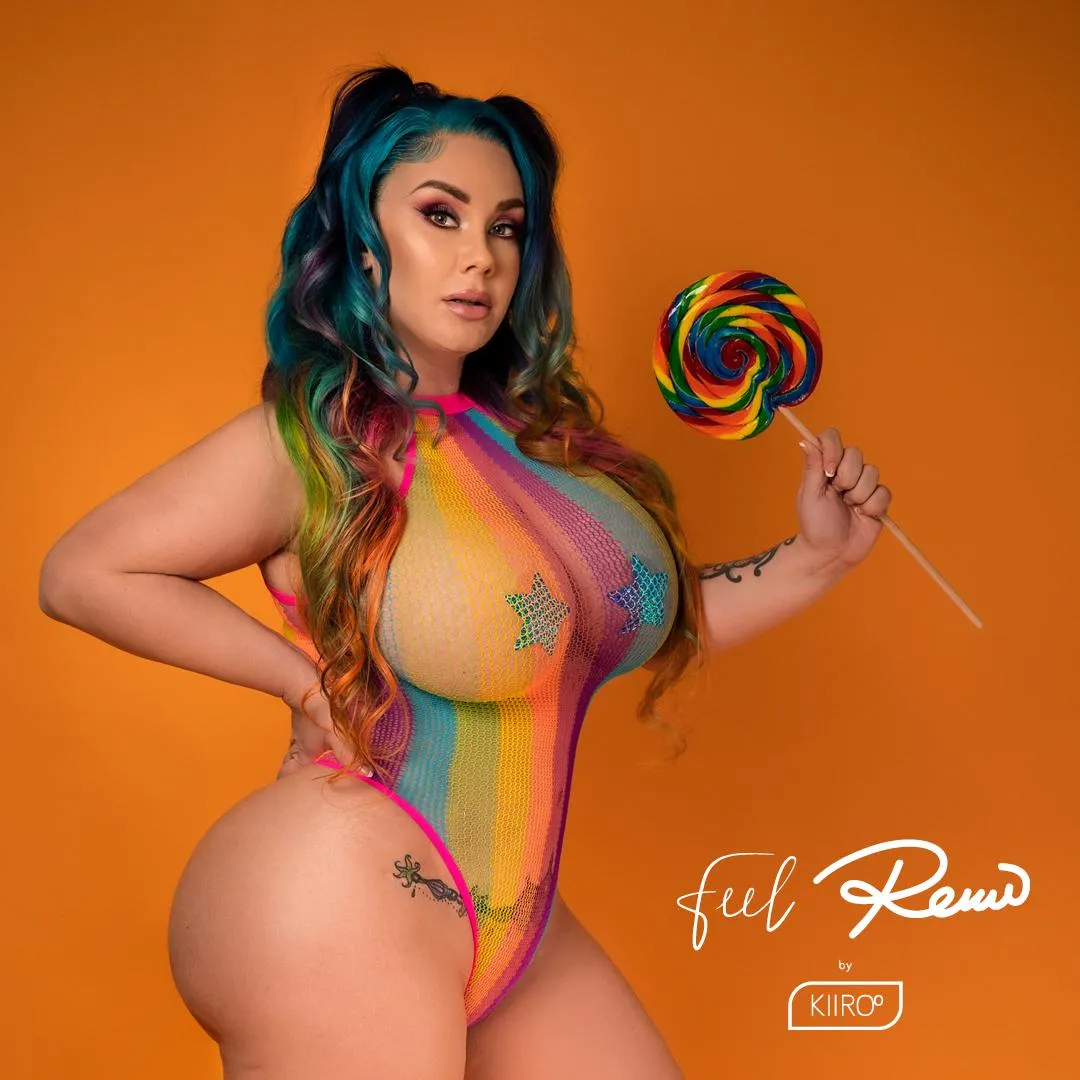 Lickable with curves in hte right places, Romi looks good too!